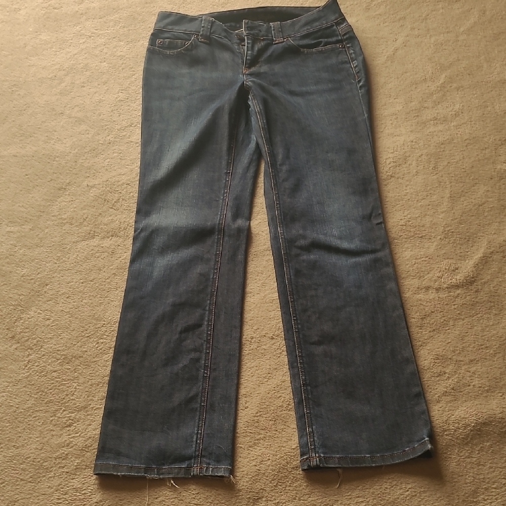 Ann Taylor Size 4 Vintage Jeans With Embellished Back Pockets